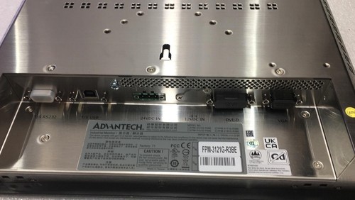 ✅ ADVANTECH INDUSTRIAL MONITOR FPM-3121G-R3BE AS-IS - Bild 3 von 5