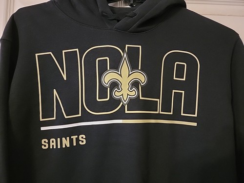 New Orleans Saints Small hoodie NWT by NIKE team Apparel $75 NICE NOLAFleurdelis - Picture 4 of 14