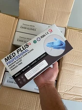 1000 Med Plus© Nitrile Exam Gloves Chemo-Rated (Powder Free Vinyl Latex) Medical