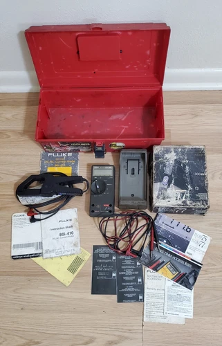 MAC Tools Fluke ET-77DMM Digital Multi-Meter + Fluke 80i-410 Current Probe