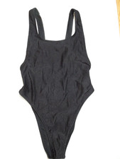 NEW AMERICAN EAGLE AERIE SMALL 1pc BLACK SWIMSUIT, CHEEKIEST