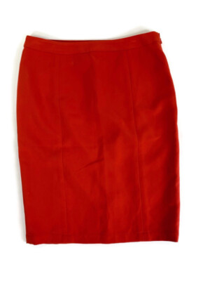 Broadway Broome Rayon Pencil Skirt in Poppy Red Women's - Main Image
