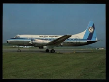Aviation Airplane Airline postcard Nor-Fly Convair 580 LN-BWN Nr 46