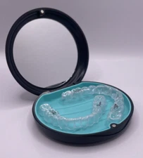 Brand NEW, Aligner, Whitening, Night Guard, Invisalign Case with Mirror