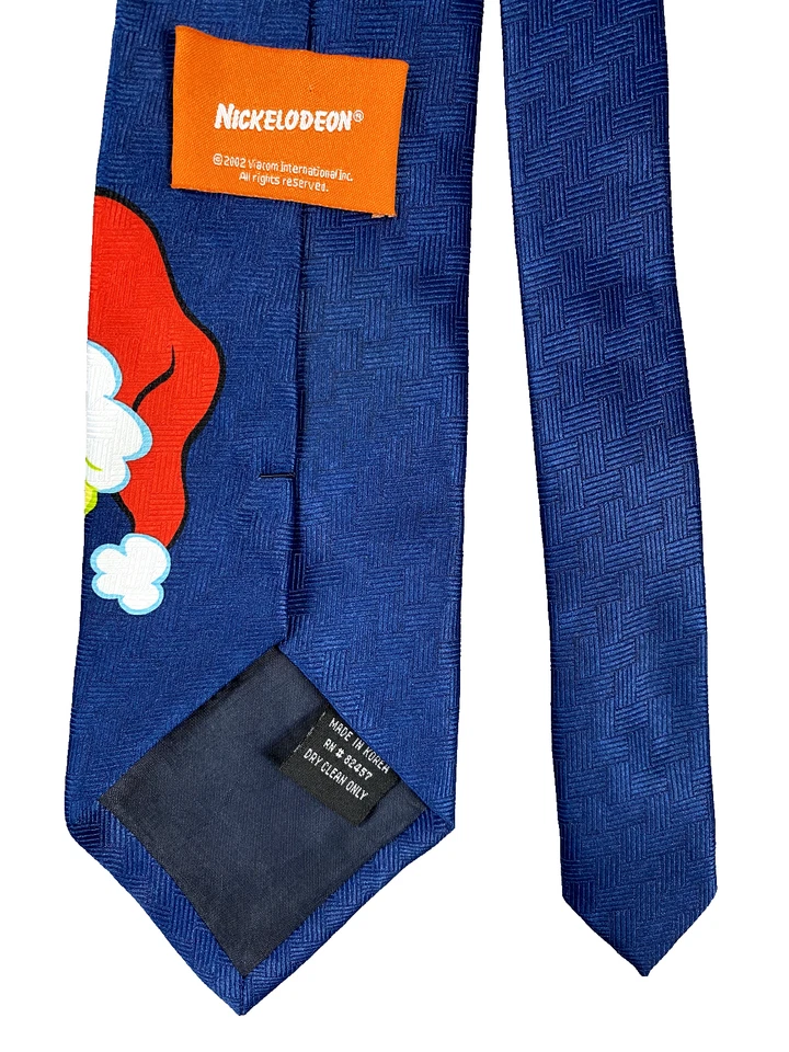 Bob Esponja Pantalones Cuadrados Cuello Corbata Nickelodeon Navidad Vintage 2002 Papá Noel Foto 4 de 4