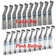 NSK Style Dental Slow Low Speed Handpiece Contra Angle Push Button/Latch E-type