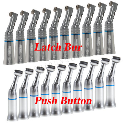 NSK Style Dental Slow Low Speed Handpiece Contra Angle Push Button/Latch E-type