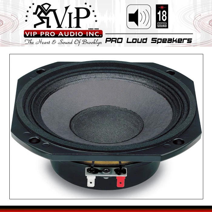 18 Sound 6NM410B 6" Midrange Speaker Neodymium 180W AES 8 Ohm Free Fast Shipping - Image 2 of 2