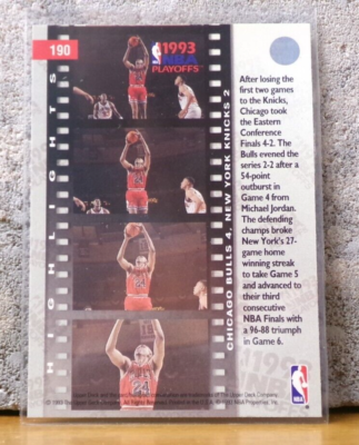 COOL BASKETBALL THE 1993 NBA PLAYOFFS HIGHLIGHTS EAST FINALS BULLS 4,  KNICKS