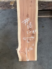 Live Edge Cedar Board 18