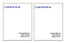 1997 Honda Accord Shop Service Repair Manual Book Engine Drivetrain Electrical