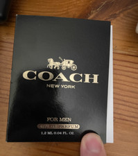NEW 2025 COACH NEW YORK FOR MEN EAU DE PARFUM SAMPLE SPRAY 1.2 ML / 0.04 FL OZ