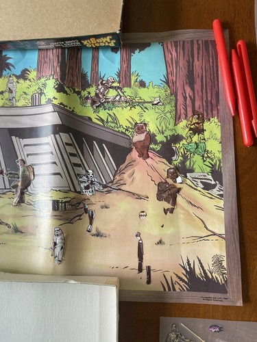 Nuevo de Lote Antiguo 1983 Star Wars El Retorno del Jedi Batalla en Endor Set de Transferencia Presto Magix - Imagen 5 de 11