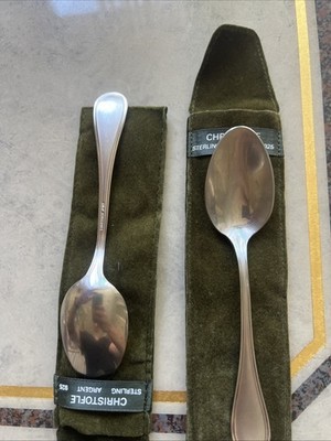 Christofle Albi Acier Edelstahl 1 von 6 Kaffeelöffeln/ Löffeln