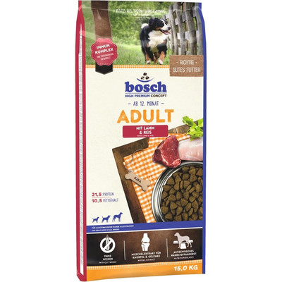 Bosch Adult Lamm & Reis Hund Trockenfutter - 15kg