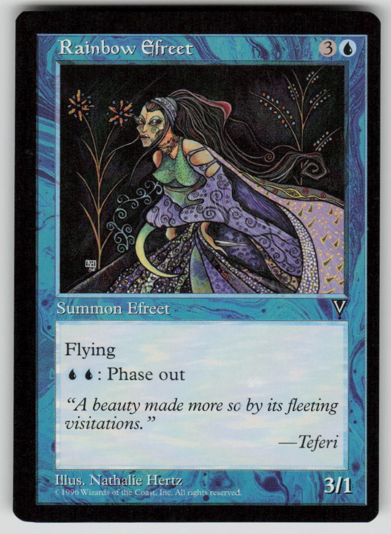 Rainbow Efreet Rare Visions MTG Near Mint
