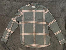 Madewell Men’s Flannel Shirt Perfect Fit Medium Black