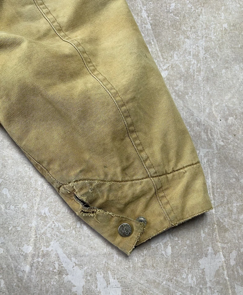 Verdadeiro Casaco de Lona Vintage Anos 70 Carters Forrado com Cobertor Feito nos EUA - Imagem 4 de 4