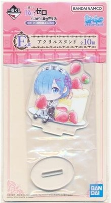 Furyu Re:Zero Rem Acryl Ständer Ichiban Kuji Sweet Happy Life E Preis Figur