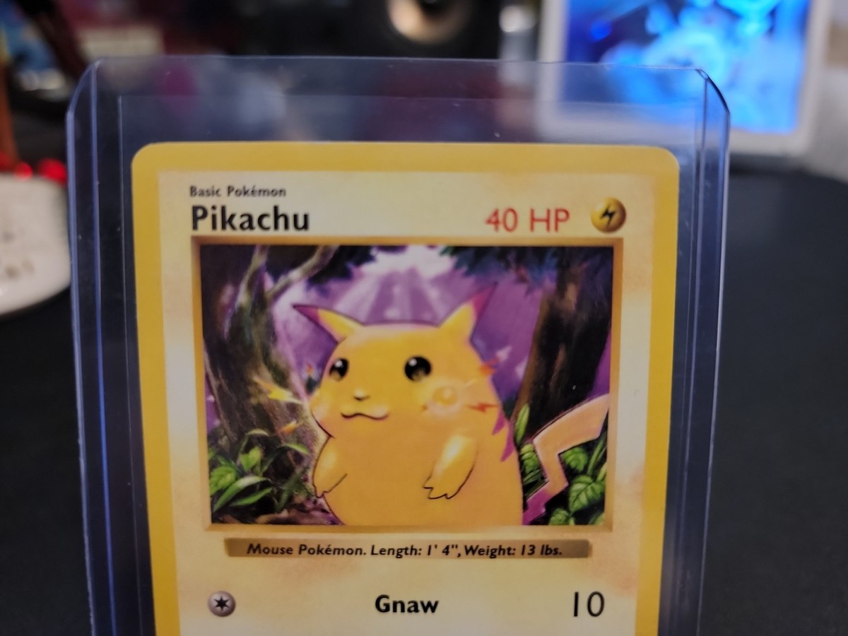Pikachu Shadowless Yellow Cheeks Base Set 58/102 Pokemon Card | eBay