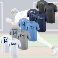 SALE OFF - Chandler Simpson #14 Tampa Bay Rays Team 2026 Player Name And Number