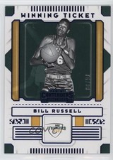 2020 Contenders Draft Picks Winning Tickets Blue 76/99 Bill Russell #32 HOF 0x8e