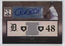 2010 Topps Tribute Relic Auto Black 50/50 Rick Porcello #TAR-RP2 Auto 1cx3