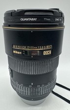 Nikon Nikkor AF-S 17-55mm f/2.8 G ED DX Zoom Lens SWM IF W/ Lens Caps  Filter