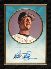 2016 Topps Transcendent Collection Blue 13/25 Pedro Martinez Auto HOF 1v3