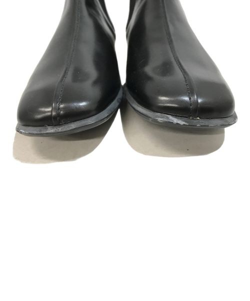 靴 PRADA square toe side gore boots black Prada Men's Black Square Toe Side Gore Boots 26cm Italy Used