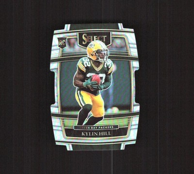 3923I 2021 Panini Select #100 Kylin Hill Silver Prizm Die Cut