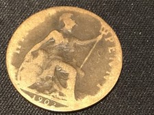 1902 Edward VII seventh Halfpenny - British 1/2p