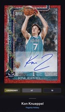 2025 Topps NBA Collect Kon Knuppel Holiday Legendary Red Signature 10cc DIGITAL