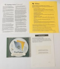 FileMaker Server 7 Advanced Developer Bundle 2004 Mac Complete