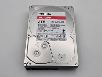 3TB Toshiba PC P300 HDD 3.5'' 64MB Cache 7200RPM Festplatte SATA PC Speicher TOP!