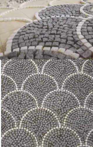 Sampietrino Grigio per Pavimento Busta 40Pz - mm 8x8 - Accessori per Presepe - Foto 2 di 2