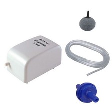 15 Gal Aquarium Fish Tank Air Pump, 6 ft Airline Tubing, Air Stone, Check Valve