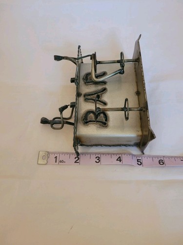 Metal Bar Welded Art Certo Italian Handcraft Nashville Drinking Mancave Decor - Picture 8 of 8