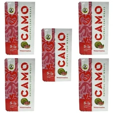 Camo Wraps Natural Leaf Wraps - Watermelon - 5 Packs (25 total wraps)