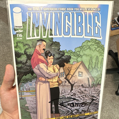 Invincible #116 Signed Ryan Ottley Image Comics Comic Book Modern Age Color