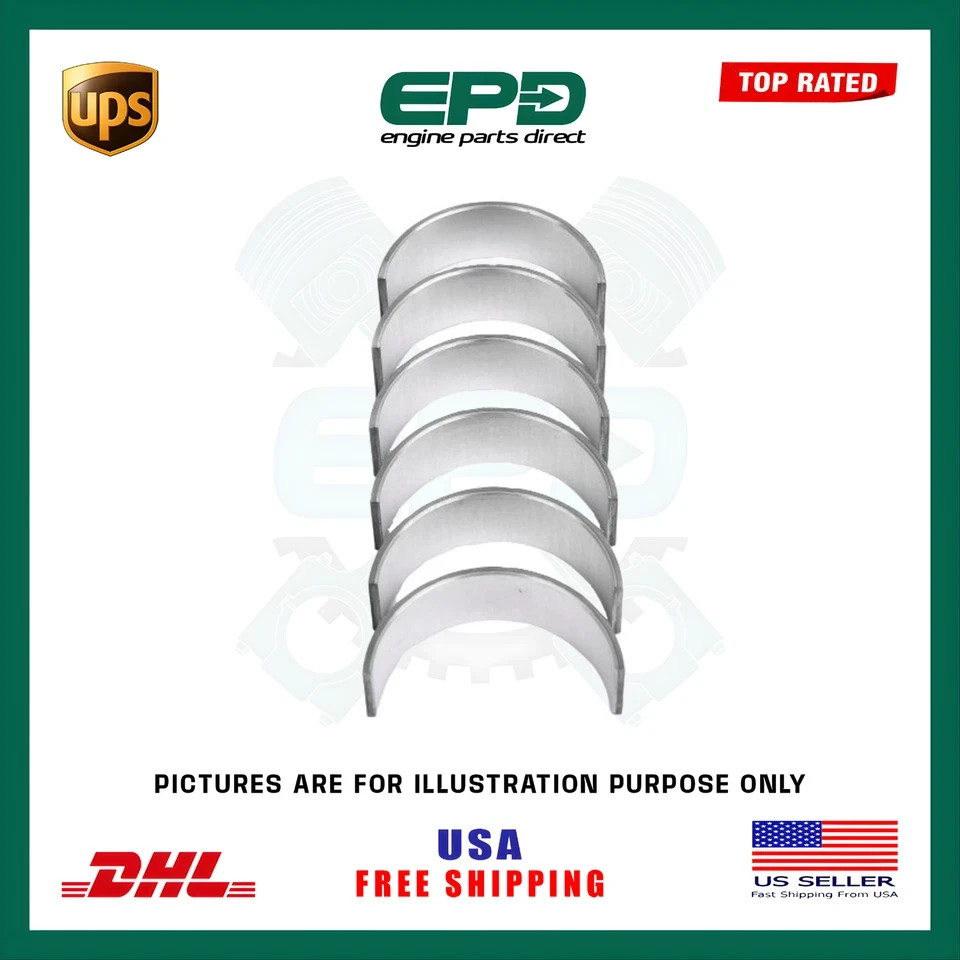 FIT FORD FOCUS FIESTA ECOBOOST M1DA CONNECTING ROD BEARING STD 1.0 ...