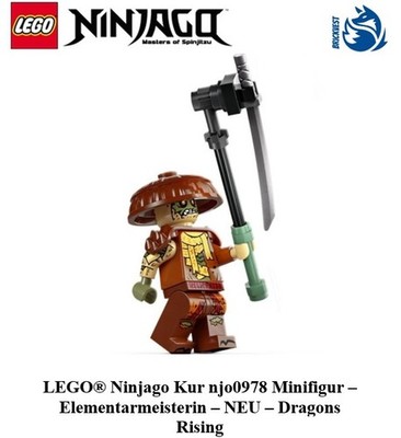 LEGO  Ninjago Kur njo0978 Minifigur   Elementarmeisterin   NEU   Dragons Rising