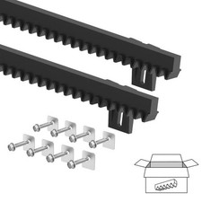 Kunststoffzahnstange Avec Noyau en Acier Lumière 2x1m Module 4 Coulissante 300kg