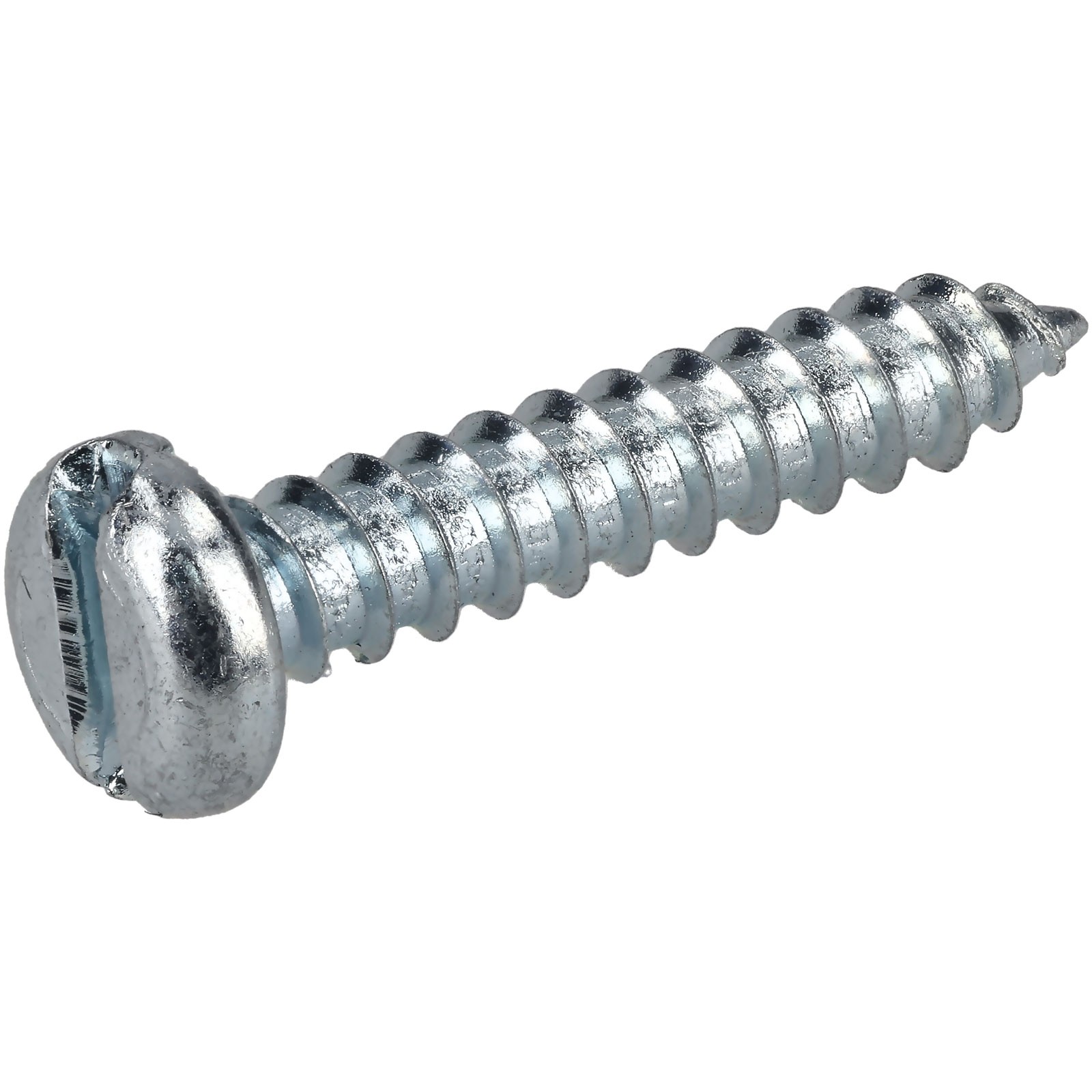 R-TECH Slotted Pan Head Self-Tapping Screws No.6 3/4in 19.0mm - Pk100