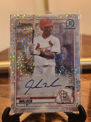 2020 Bowman Draft - Chrome Auto Jordan Walker Sparkle Refractor /71 (AU, RC)