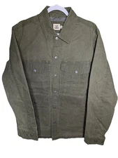 Flint and Tinder Men’s M Stretch Ripstop Waxed Field Jacket Military Santeen 