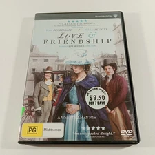 Love and Friendship (DVD, 2016) Region 4 PAL Ex Rental Movie