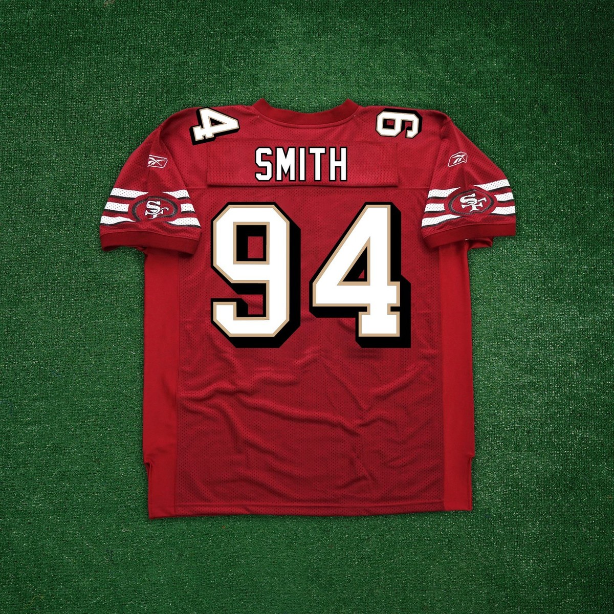 Justin Smith Reebok San Francisco 49ers NFL Authentic On-Field EQT