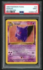 POKEMON GENGAR 1999 FOSSIL #20 1ST EDITION PSA 9