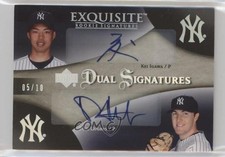2007 Exquisite Rookie Signatures Dual Silver Spectrum 5/10 Kei Igawa Auto 0b67